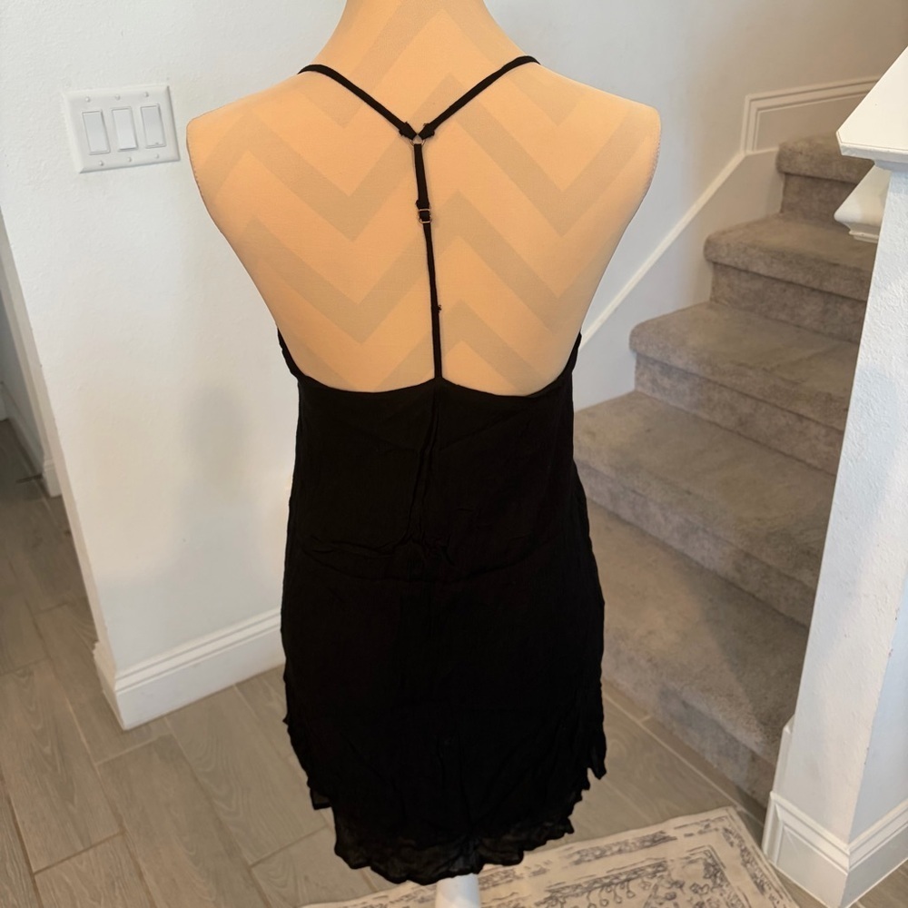 Carve Designs Black Halter Mini Dress Size S